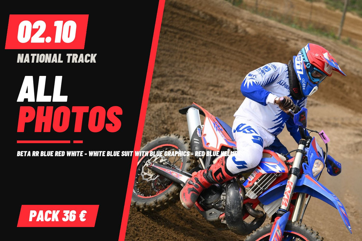 BETA RR BLUE RED WHITE - WHITE BLUE SUIT WITH BLUE GRAPHICS - RED BLUE HELMET · 0 PACCHETTO – tutte le tue foto del 02/10