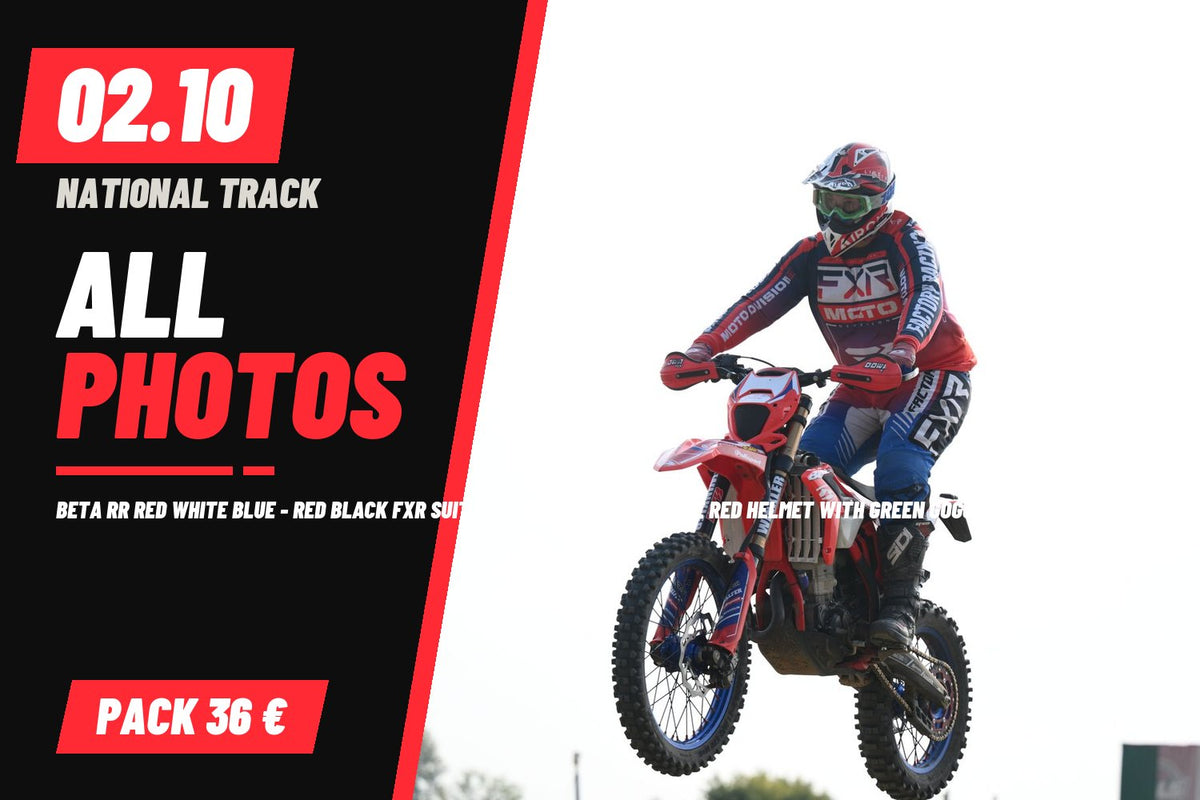 BETA RR RED WHITE BLUE - RED BLACK FXR SUIT WITH BLUE PANTS - WHITE RED HELMET WITH GREEN GOGGLES · 0 PACCHETTO – tutte le tue foto del 02/10
