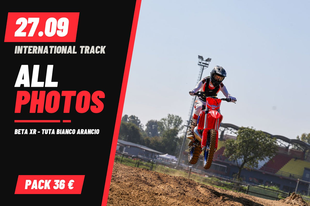 BETA XR - tuta bianco arancio · 0 PACCHETTO – tutte le tue foto del 27/09