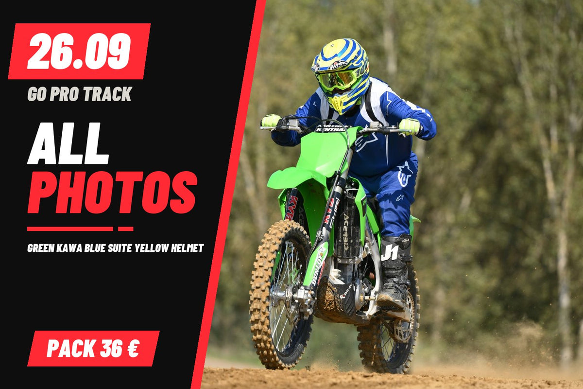 GREEN KAWA BLUE SUITE YELLOW HELMET · 0 PACCHETTO – tutte le tue foto del 26/09