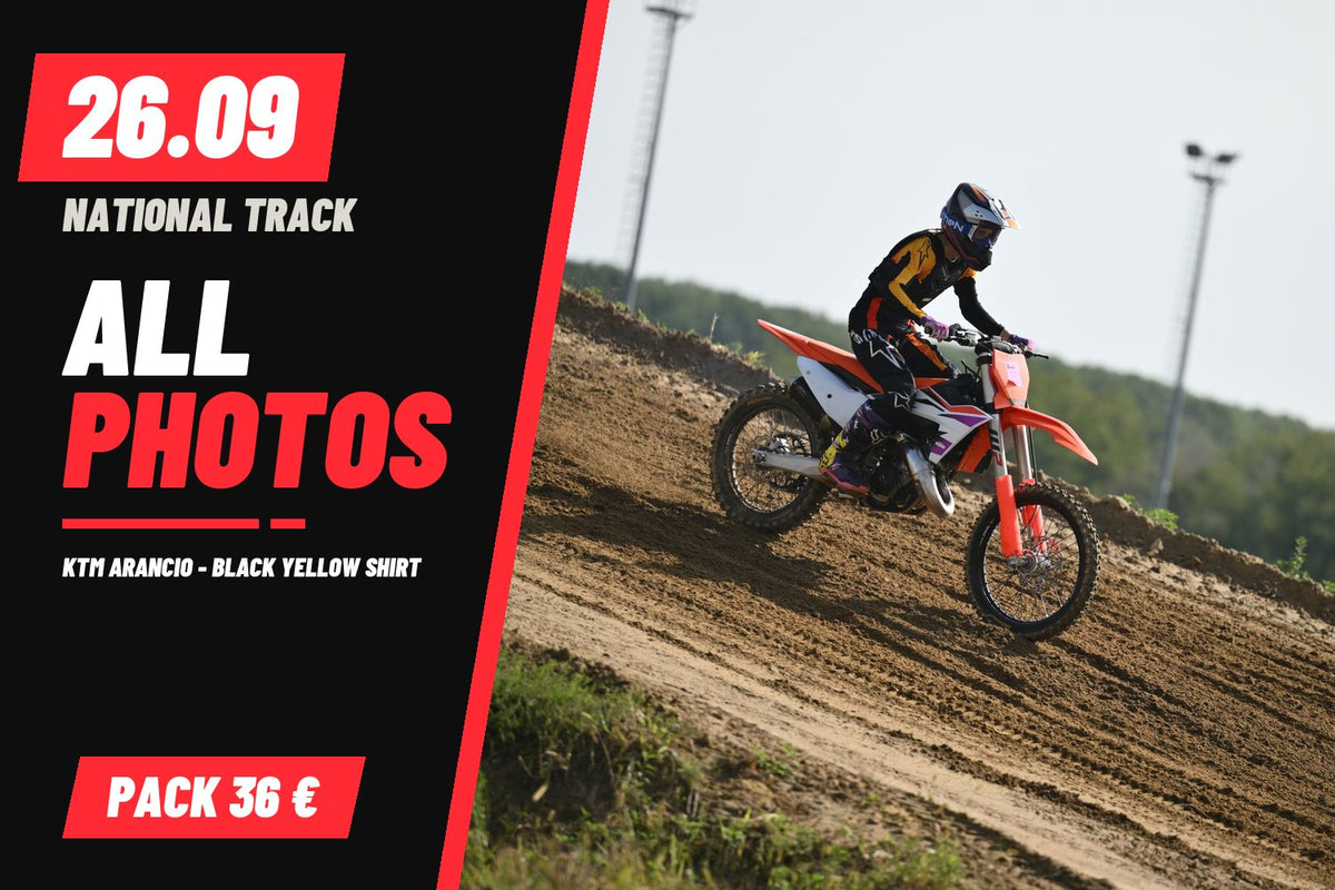KTM ARANCIO - BLACK YELLOW SHIRT · 0 PACCHETTO – tutte le tue foto del 26/09