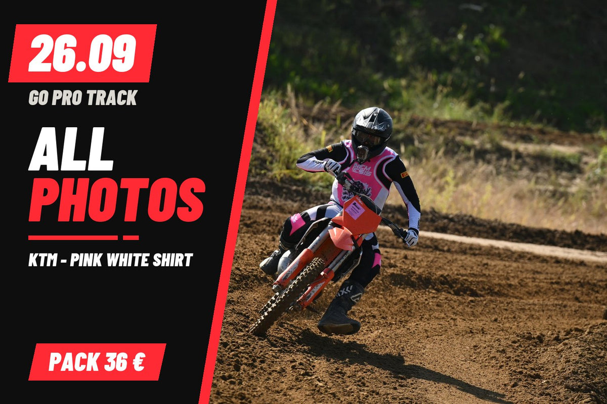 KTM - PINK WHITE SHIRT · 0 PACCHETTO – tutte le tue foto del 26/09