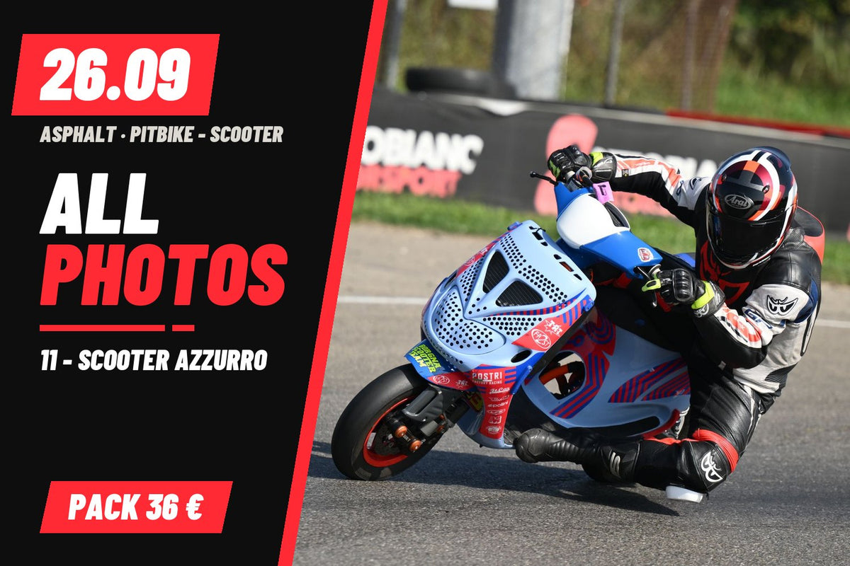 PITBIKE - SCOOTER 11 - SCOOTER AZZURRO · 0 PACCHETTO – tutte le tue foto del 26/09