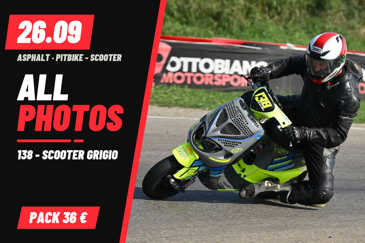 PITBIKE - SCOOTER 138 - SCOOTER GRIGIO · 0 PACCHETTO – tutte le tue foto del 26/09