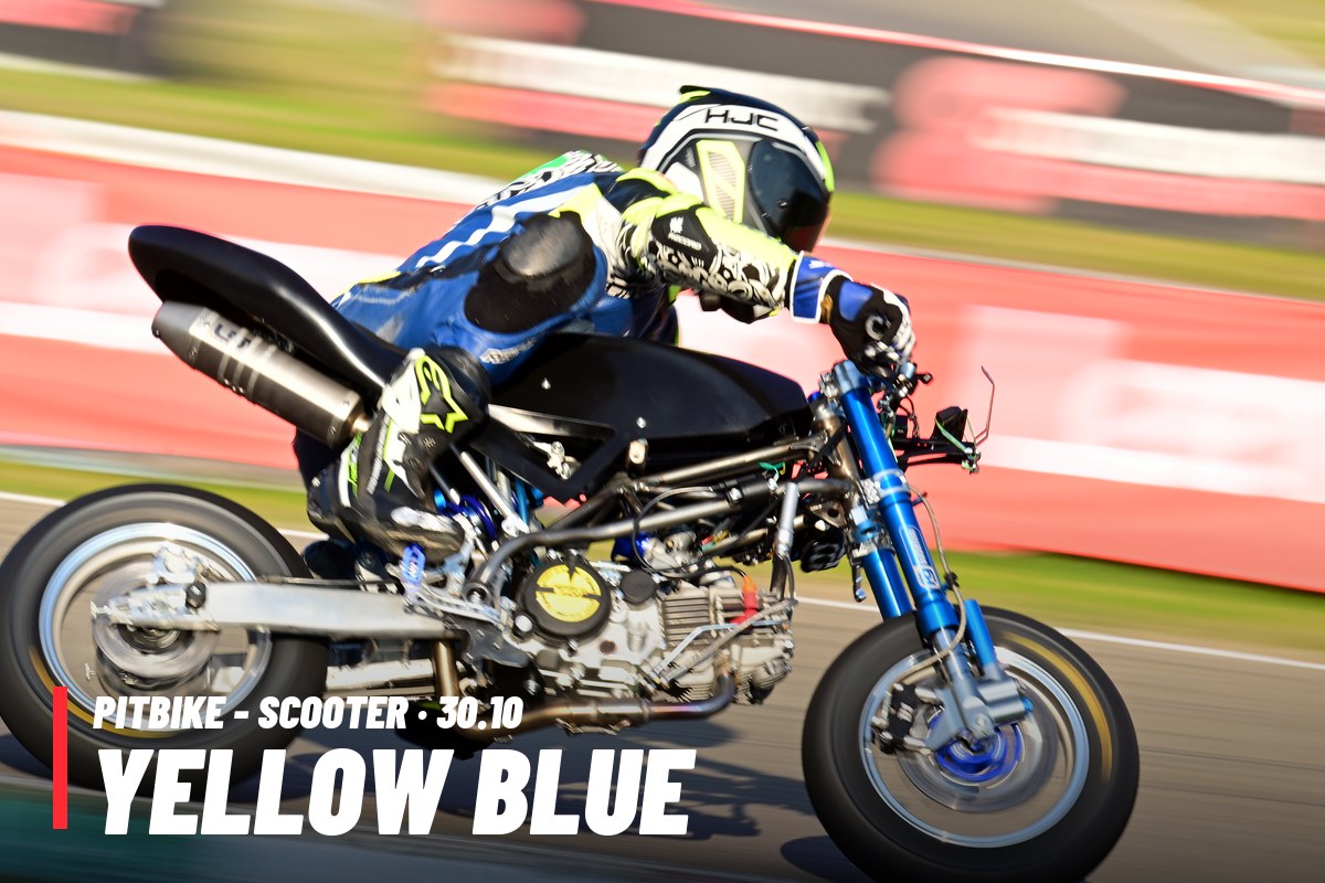 PITBIKE - SCOOTER YELLOW BLUE · 0 PACCHETTO – tutte le tue foto del 30/10