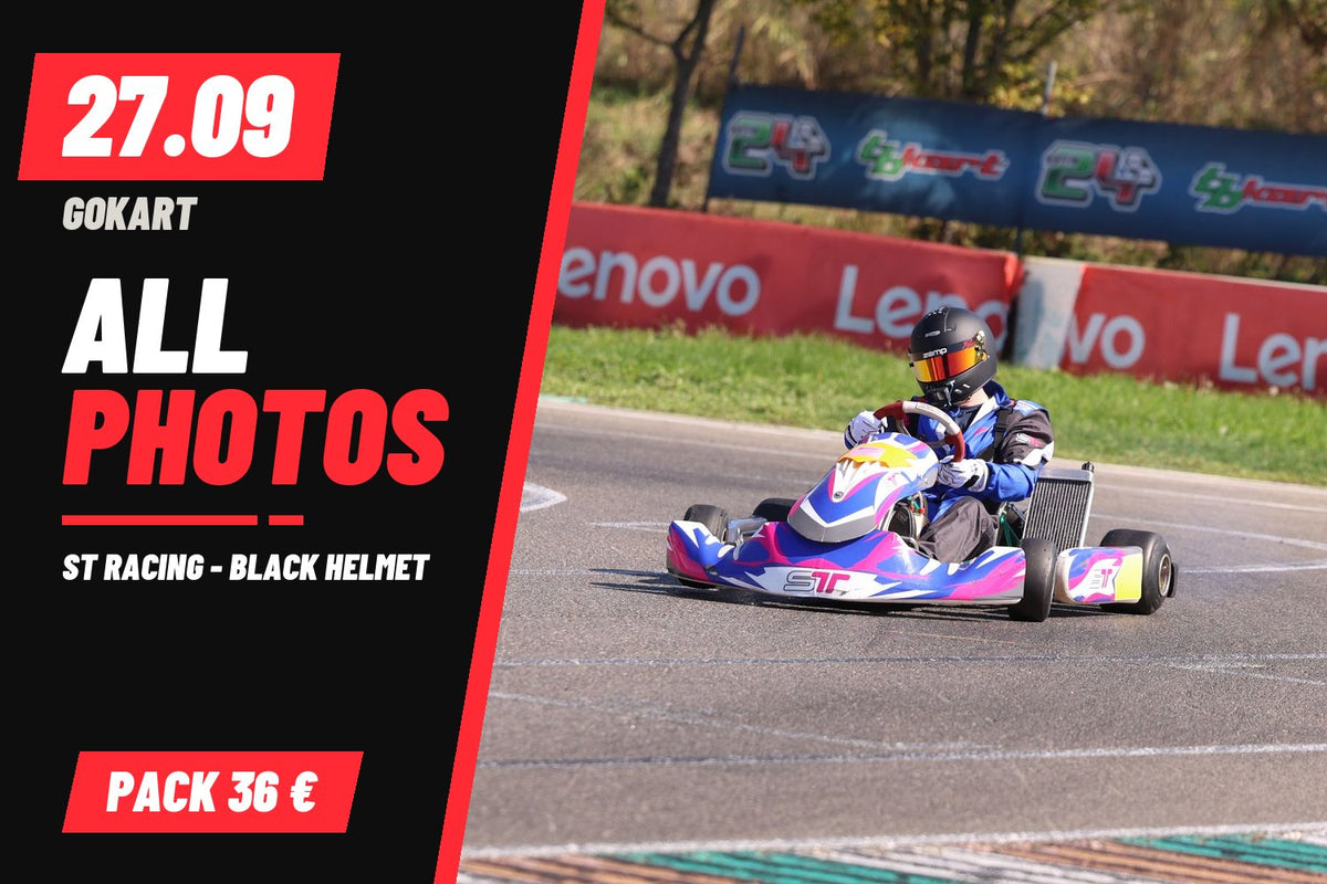 ST RACING - Black Helmet · 0 PACCHETTO – tutte le tue foto del 27/09