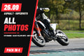 SUPERMOTO KTM ORANGE - BLACK YELLOW SUITE - GREY HELMET · 0 PACCHETTO – tutte le tue foto del 26/09
