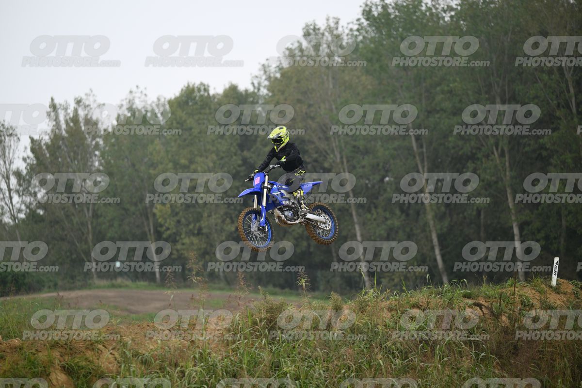 YAMAHA YZ -45F blue - Yellow Helmet · DSH_0115