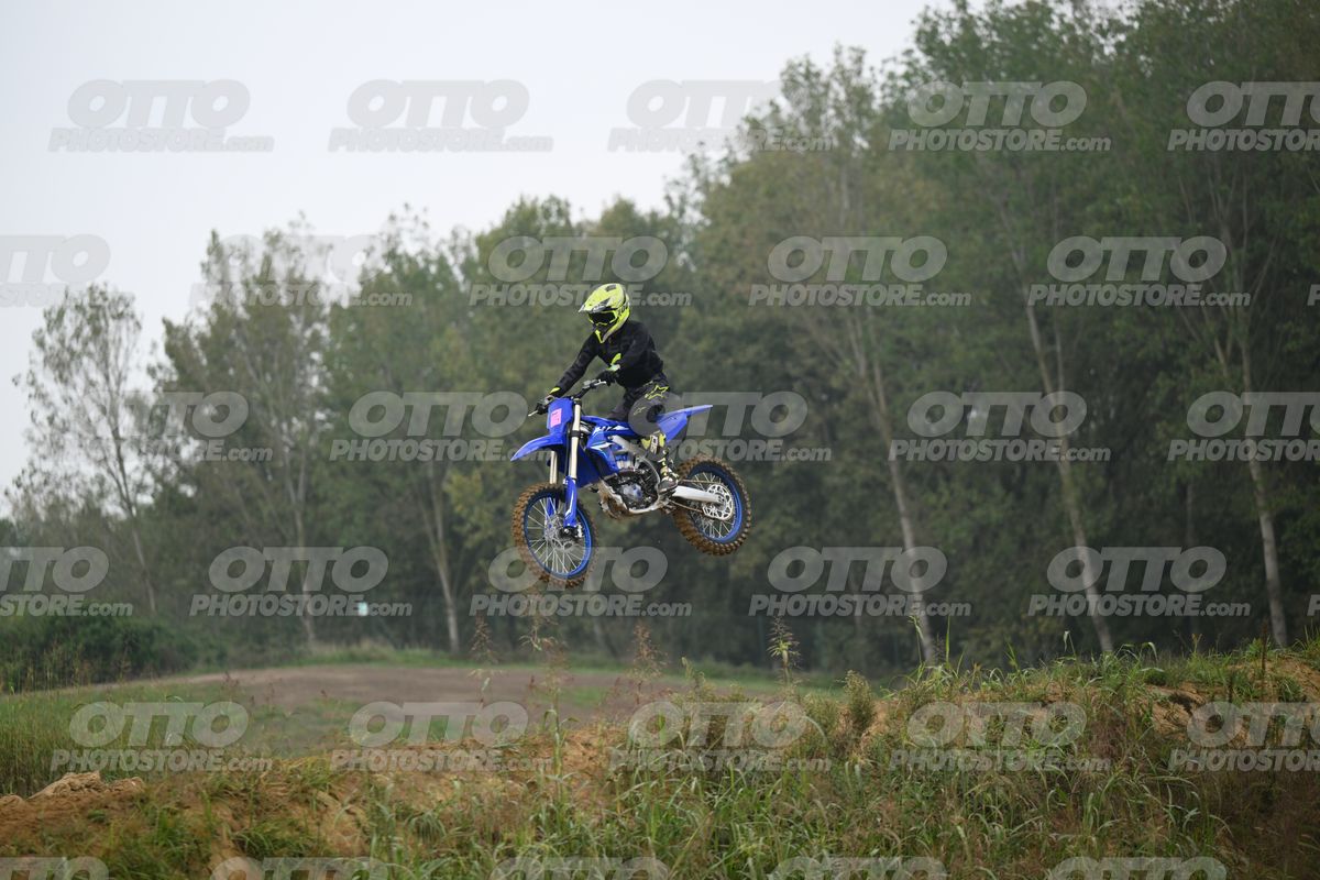 YAMAHA YZ -45F blue - Yellow Helmet · DSH_0116