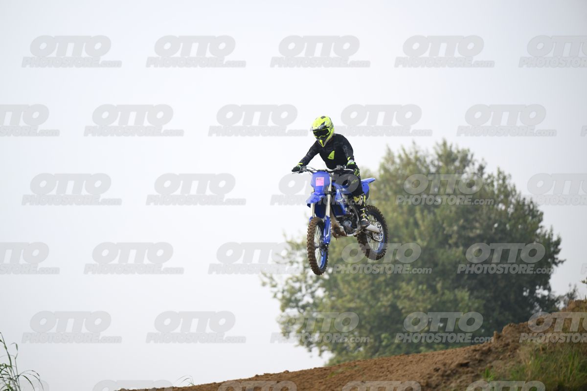 YAMAHA YZ -45F blue - Yellow Helmet · DSH_0581