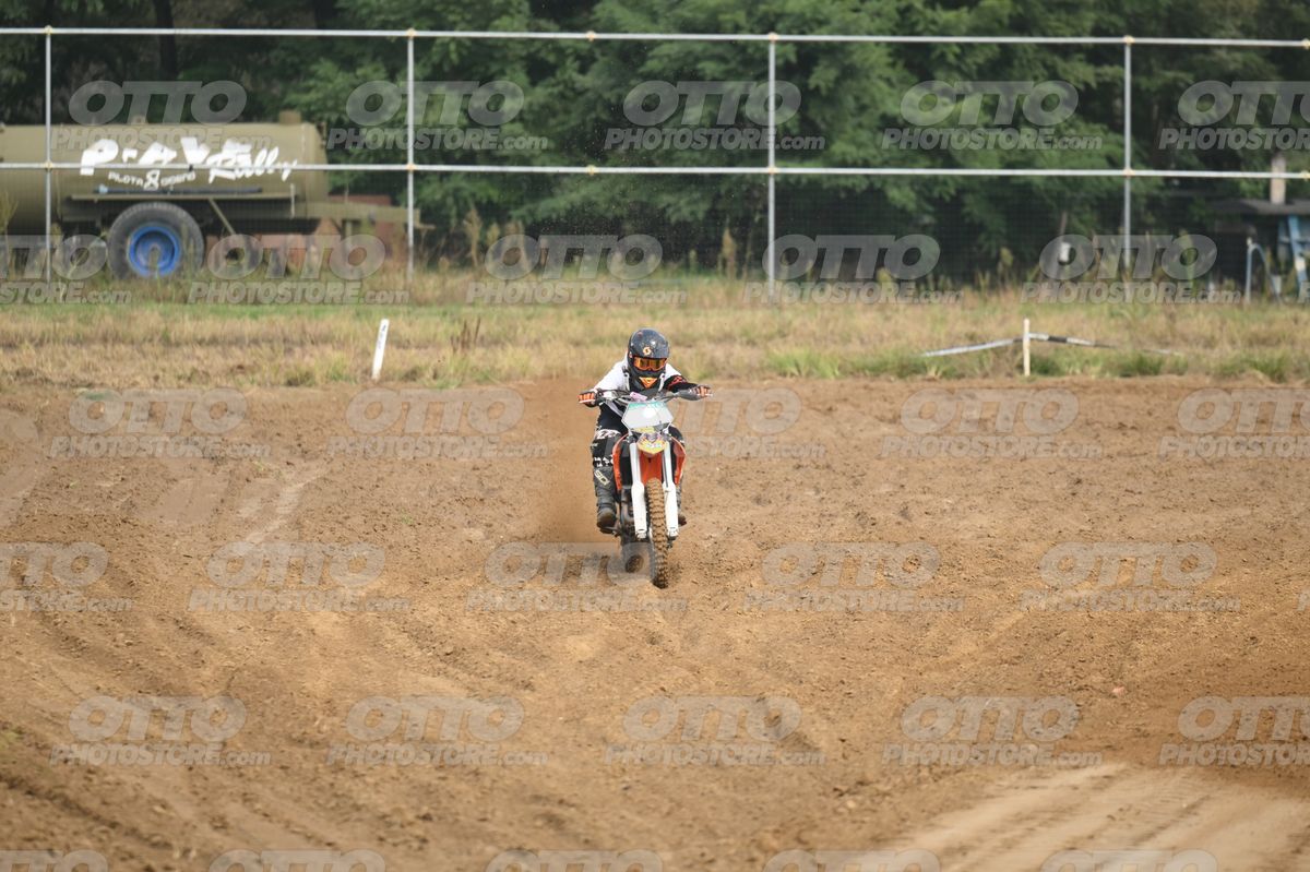 KTM ORANGE WHITE - BLACK WHITE ORANGE SUIT - BLACK ORANGE HELMET · DSH_0631