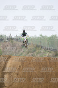 WHITE BIKE WITH PINK NUMBER PLATE - BLACK GREY FLUO GREEN FOX SUIT WITH FLUO YELLOW GREEN TEAL PANTS - BLACK GREY HELMET · DSH_0683