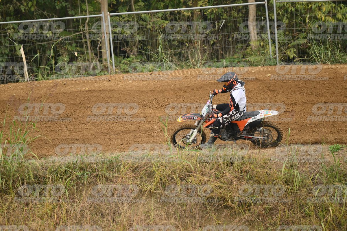 KTM ORANGE WHITE - BLACK WHITE ORANGE SUIT - BLACK ORANGE HELMET · DSH_0790