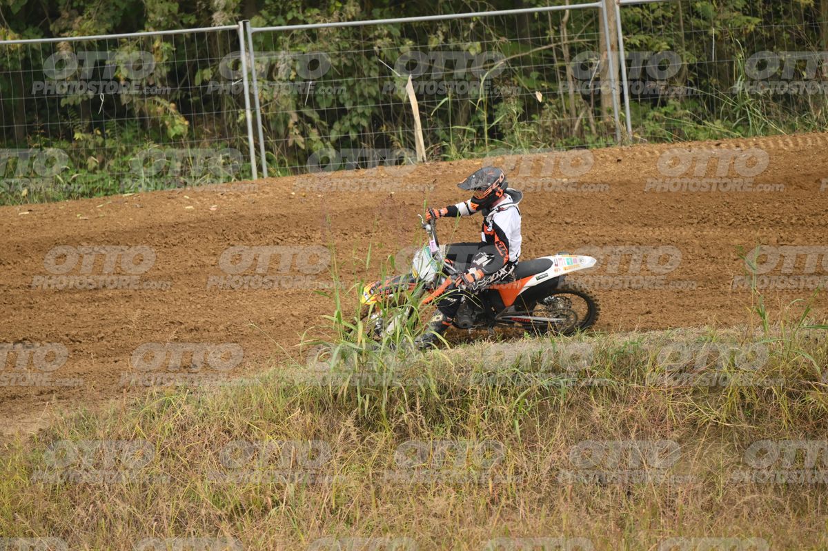 KTM ORANGE WHITE - BLACK WHITE ORANGE SUIT - BLACK ORANGE HELMET · DSH_0792