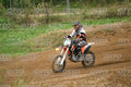 KTM ORANGE WHITE - BLACK WHITE ORANGE SUIT - BLACK ORANGE HELMET · DSH_0801
