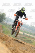 KTM SX ORANGE WHITE - ALL BLACK SUIT - FLUO YELLOW BLACK HELMET · DSH_0812