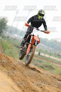 KTM SX ORANGE WHITE - ALL BLACK SUIT - FLUO YELLOW BLACK HELMET · DSH_0813
