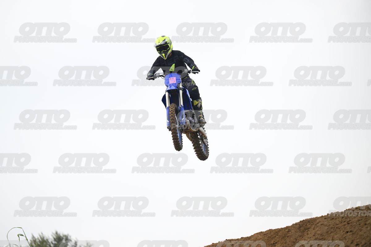 YAMAHA YZ -45F blue - Yellow Helmet · DSH_1119