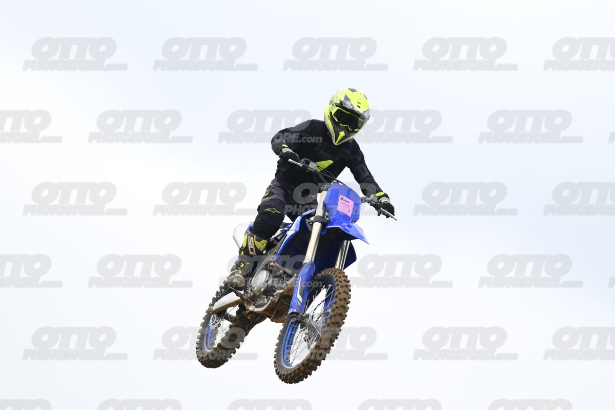 YAMAHA YZ -45F blue - Yellow Helmet · DSH_1179