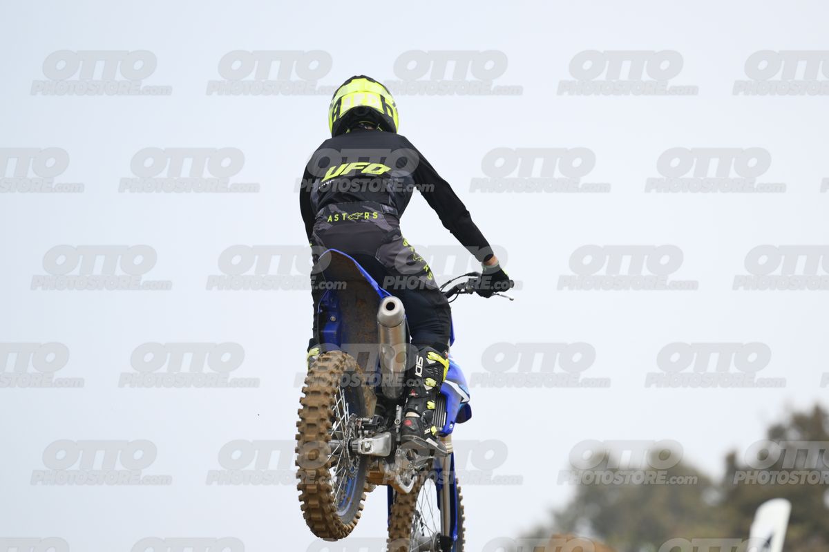 YAMAHA YZ -45F blue - Yellow Helmet · DSH_1268