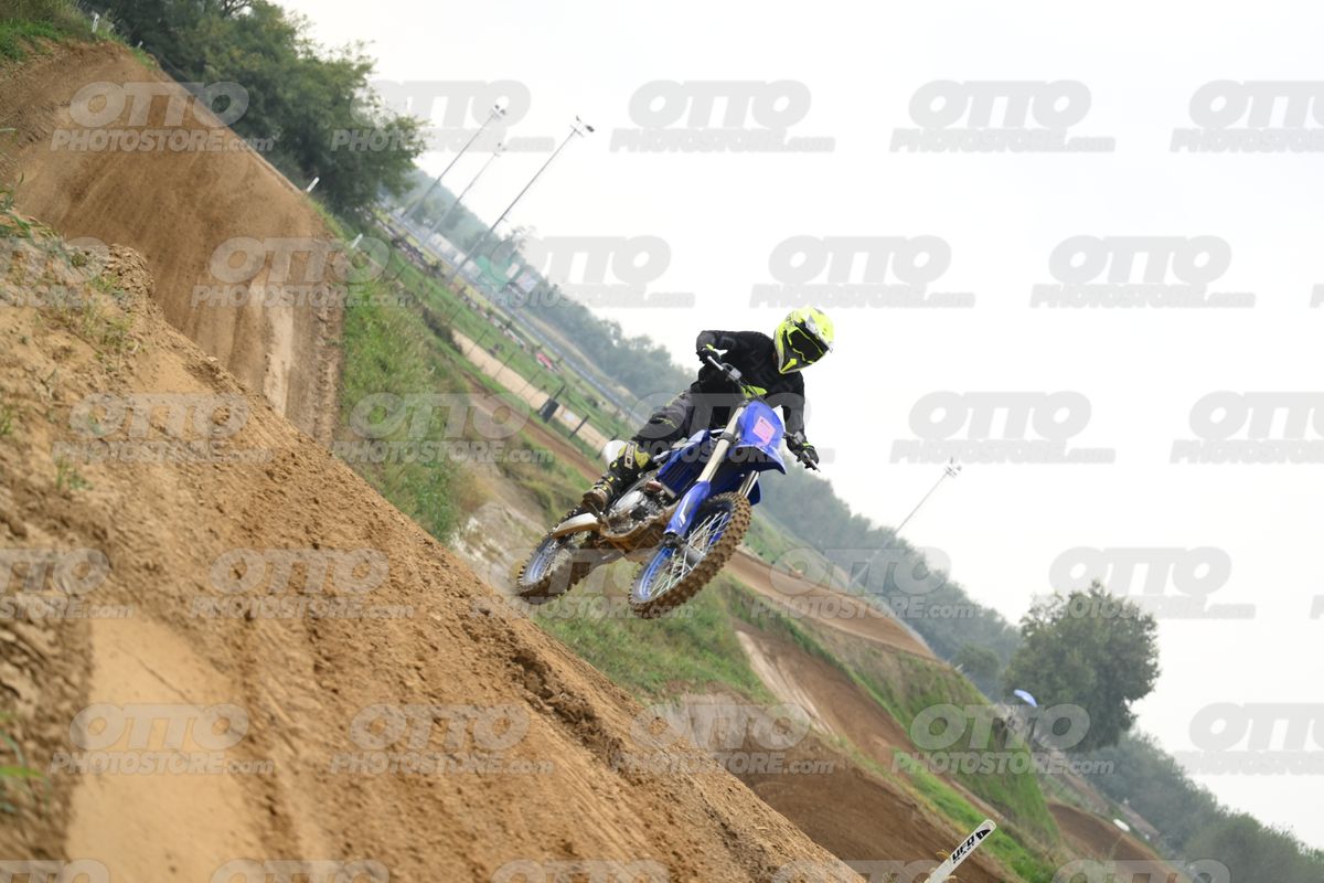 YAMAHA YZ -45F blue - Yellow Helmet · DSH_1300