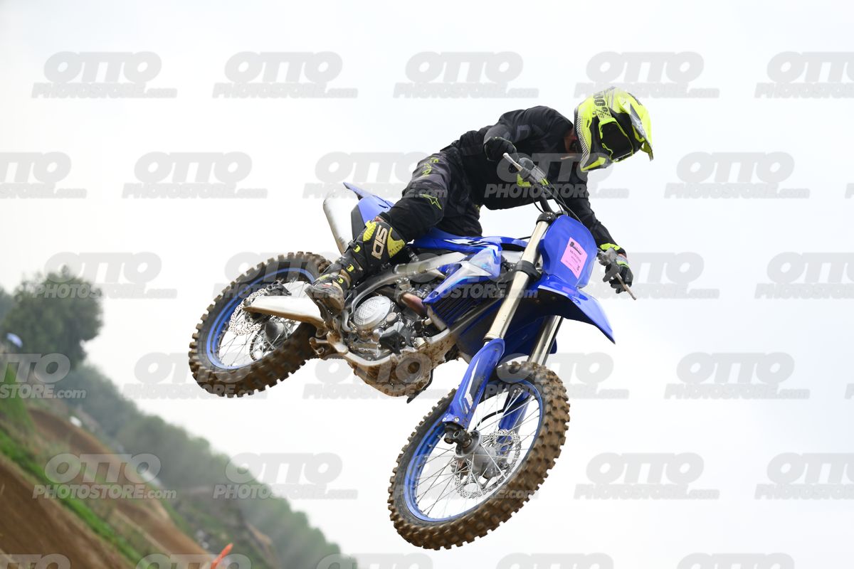 YAMAHA YZ -45F blue - Yellow Helmet · DSH_1305