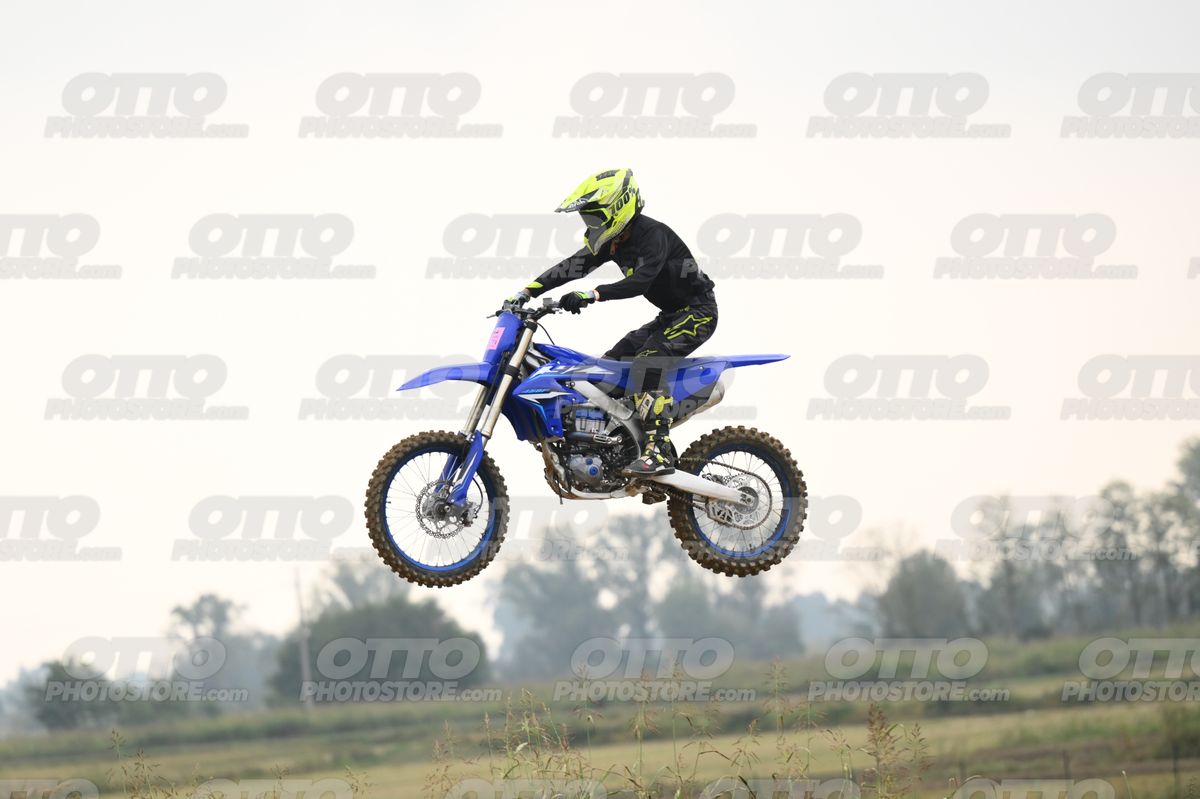 YAMAHA YZ -45F blue - Yellow Helmet · DSH_1445