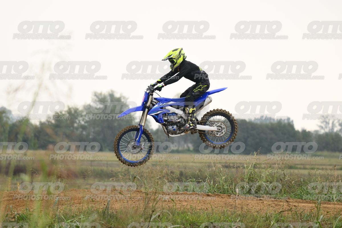 YAMAHA YZ -45F blue - Yellow Helmet · DSH_1451