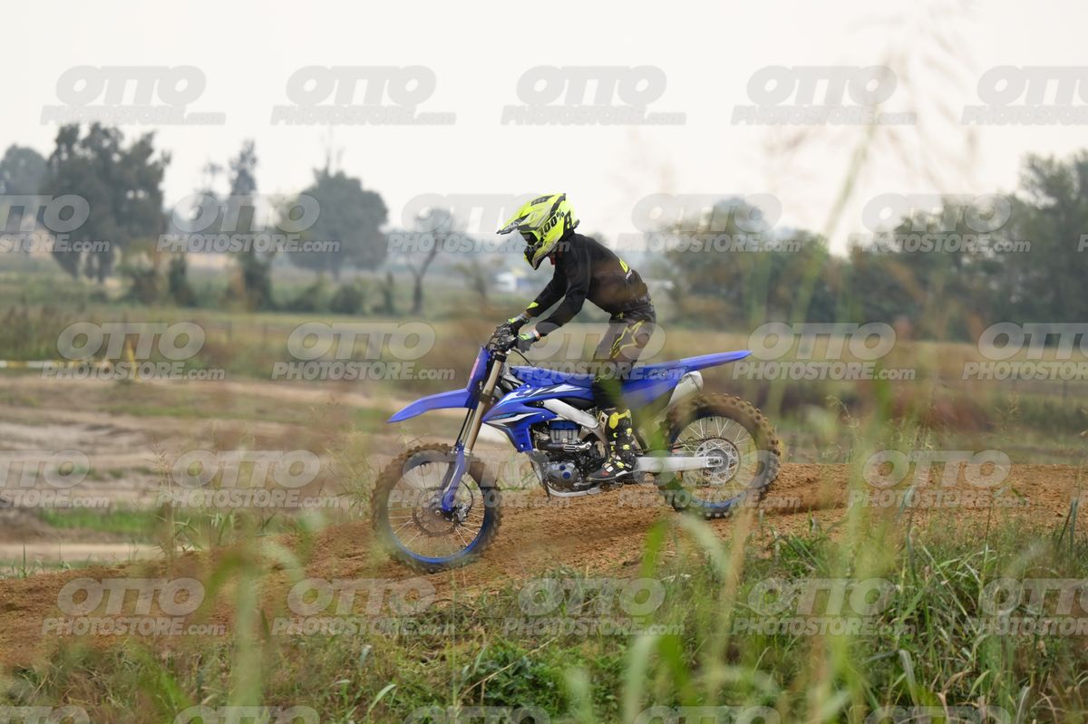 YAMAHA YZ -45F blue - Yellow Helmet · DSH_1454