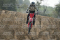 HONDA CRF RED - WHITE BLACK SUIT WITH BLACK PANTS - BLACK WHITE GREEN HELMET WITH MONSTER GRAPHICS · DSH_1904
