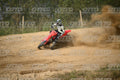 HONDA CRF RED - WHITE BLACK SUIT WITH BLACK PANTS - BLACK WHITE GREEN HELMET WITH MONSTER GRAPHICS · DSH_1958