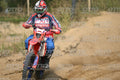 BETA RR RED WHITE BLUE - RED BLACK FXR SUIT WITH BLUE PANTS - WHITE RED HELMET WITH GREEN GOGGLES · DSH_1993