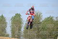 BETA RR RED WHITE BLUE - RED BLACK FXR SUIT WITH BLUE PANTS - WHITE RED HELMET WITH GREEN GOGGLES · DSH_2103