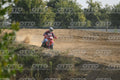 BETA RR RED WHITE BLUE - RED BLACK FXR SUIT WITH BLUE PANTS - WHITE RED HELMET WITH GREEN GOGGLES · DSH_2236