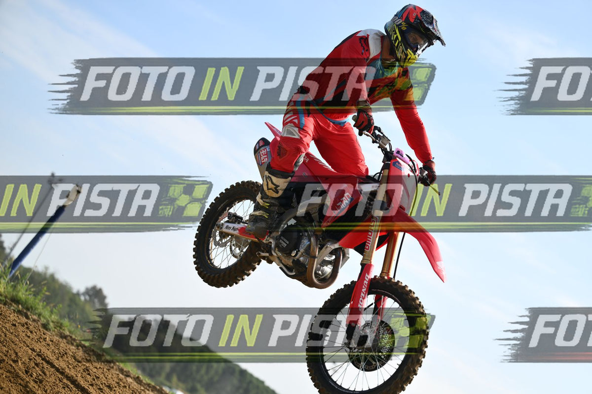 CRF ALL RED - YELLOW ORANGE BLACK HELMET · DSH_2474
