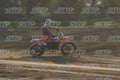BETA RR RED WHITE BLUE - RED BLACK FXR SUIT WITH BLUE PANTS - WHITE RED HELMET WITH GREEN GOGGLES · DSH_2943
