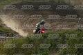 HONDA CRF RED - WHITE BLACK SUIT WITH BLACK PANTS - BLACK WHITE GREEN HELMET WITH MONSTER GRAPHICS · DSH_3278