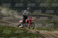HONDA CRF RED - WHITE BLACK SUIT WITH BLACK PANTS - BLACK WHITE GREEN HELMET WITH MONSTER GRAPHICS · DSH_3282