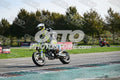 SUPERMOTO FLUO YELLOW BLUE BIKE - BLACK FLUO YELLOW WHITE SUIT - WHITE YELLOW HELMET · DSH_3500