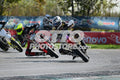 SUPERMOTO 21 RED SUPERMOTO - BLACK YELLOW SUIT - WHITE BLACK GREY HELMET · DSH_3590