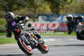 SUPERMOTO KTM DUKE ORANGE BLACK - BLACK YELLOW SUIT - BLACK HELMET · DSH_3605