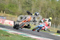 SUPERMOTO KTM ORANGE - BLACK YELLOW SUITE - GREY HELMET · DSH_3891
