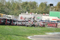 SUPERMOTO 21 RED SUPERMOTO - BLACK YELLOW SUIT - WHITE BLACK GREY HELMET · DSH_3972