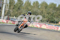 SUPERMOTO KTM ORANGE - BLACK YELLOW SUITE - GREY HELMET · DSH_3982