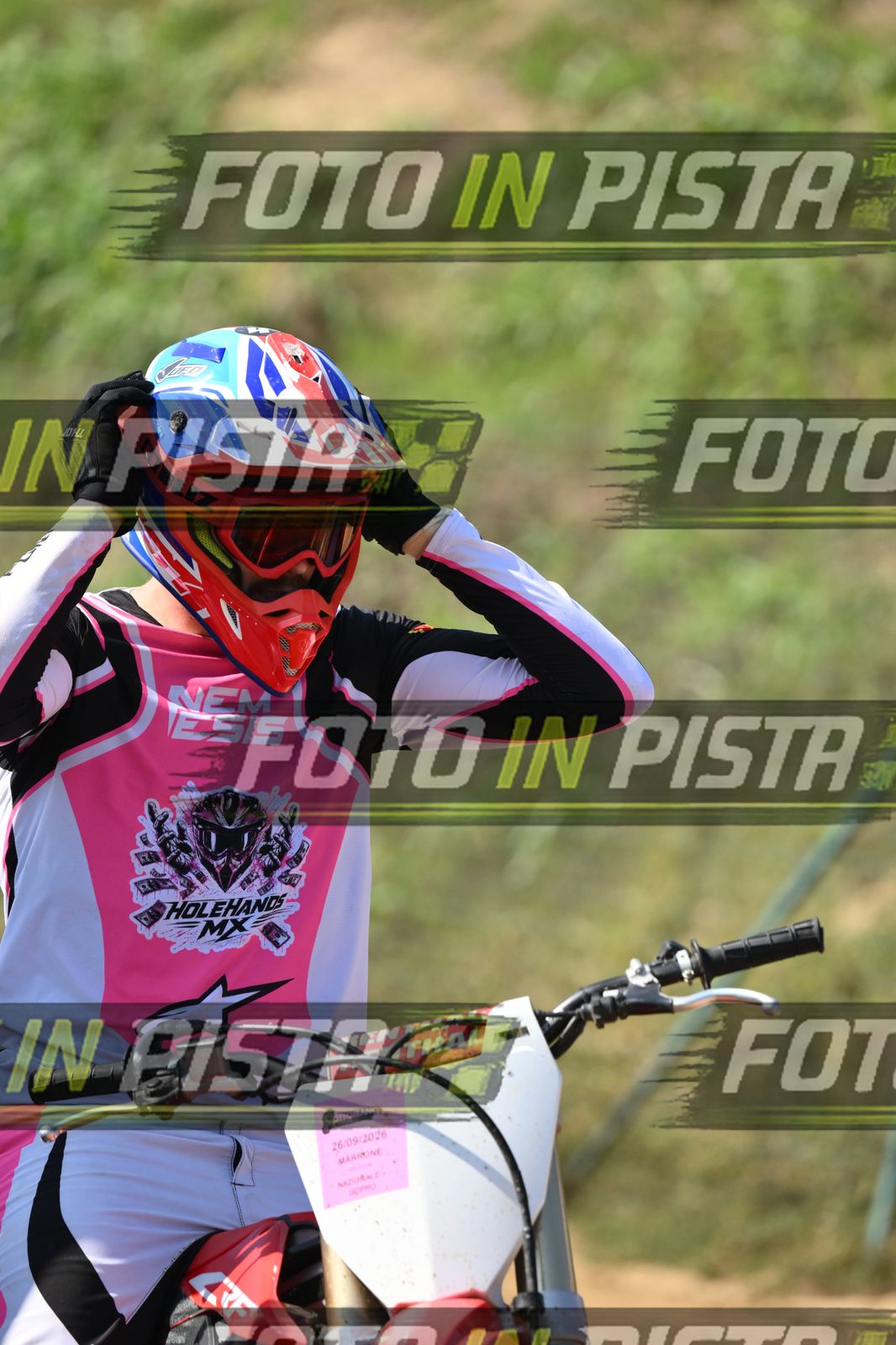 HONDA - PINK WHITE BLACK SHIRT · DSH_8835
