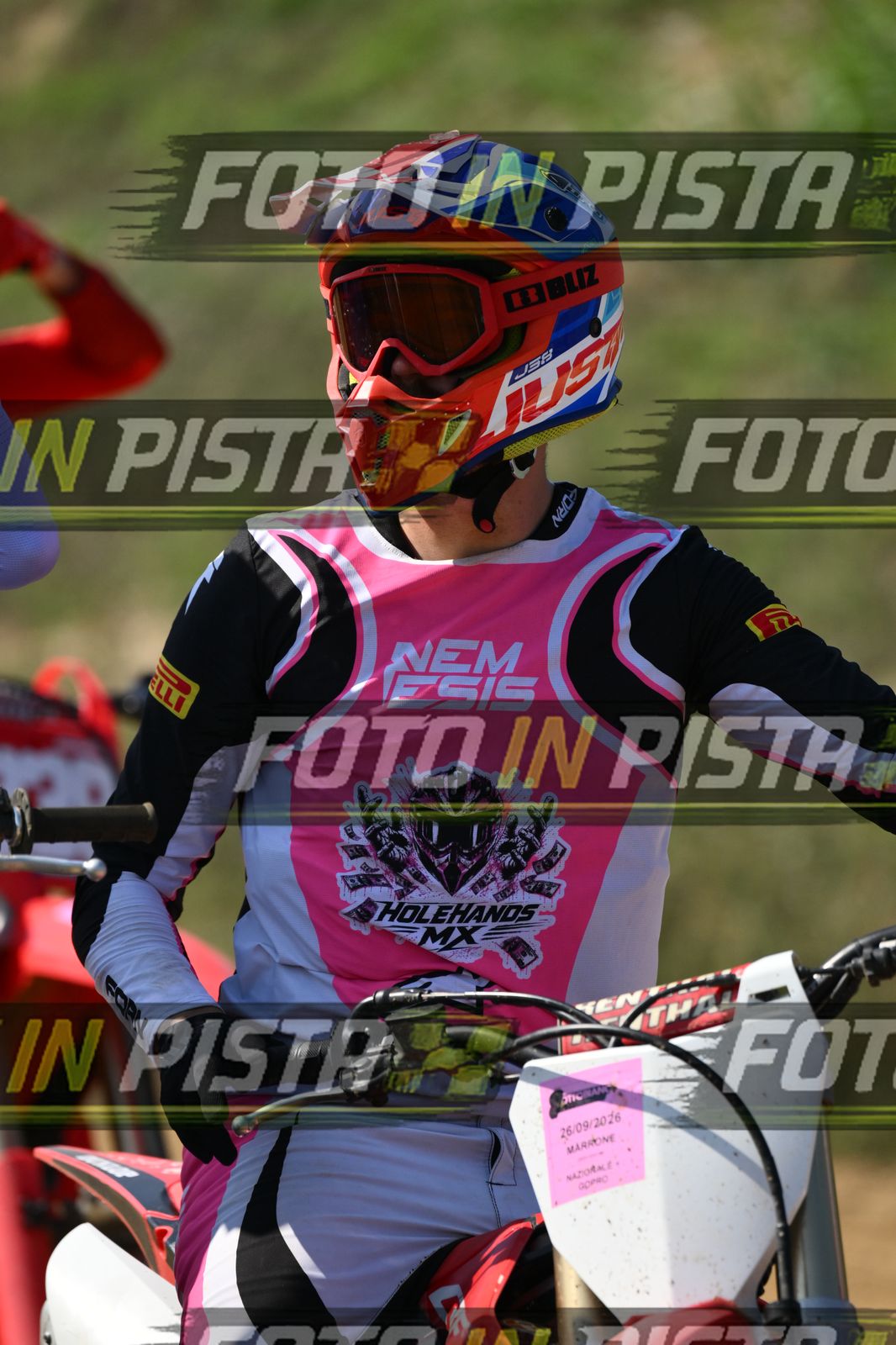 HONDA - PINK WHITE BLACK SHIRT · DSH_8842