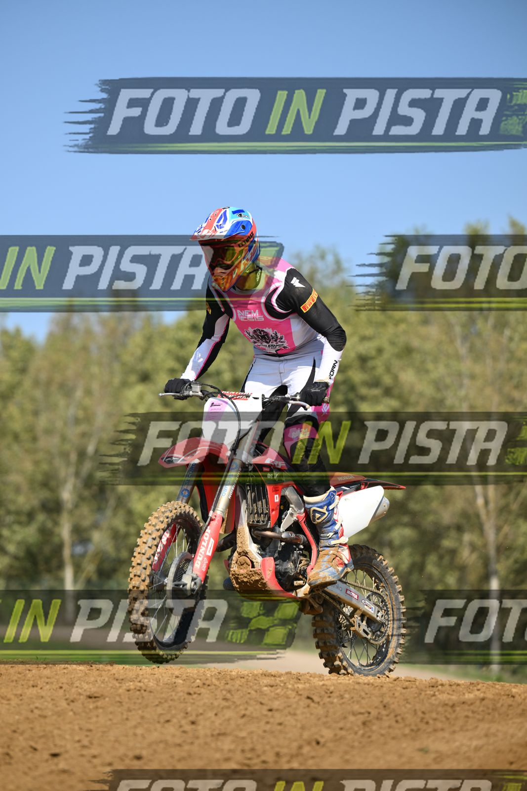 HONDA - PINK WHITE BLACK SHIRT · DSH_9266