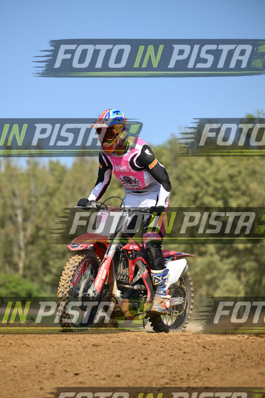 HONDA - PINK WHITE BLACK SHIRT · DSH_9267