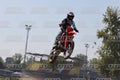 GAS GAS RED - LIGHT BLUE WHITE SUIT - BLACK BLUE RED HELMET · JD9A3986