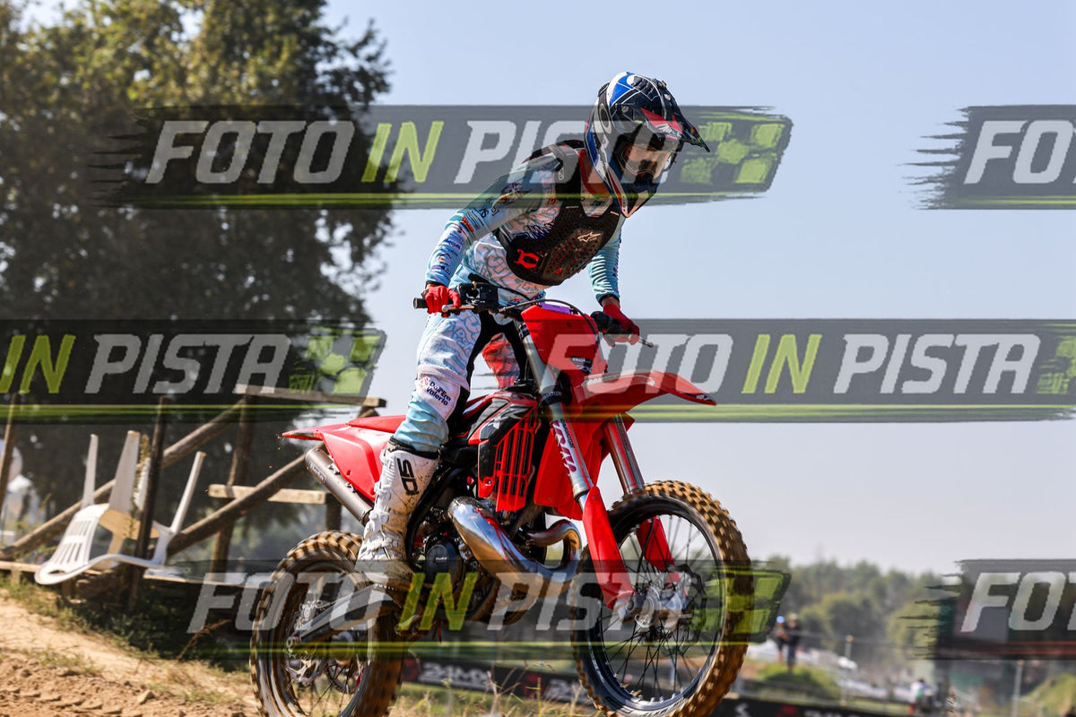 BETA XR - Tuta Blu - Casco Nero Grigio · JD9A3990